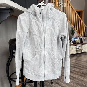 lululemon athletica Gray Zip-Up Hoodie